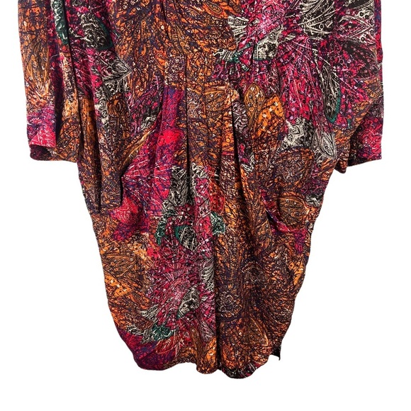 Anthropologie Edme Esyllte Chromatique Printed Tunic Top Dress Rayon Size Medium - Picture 5 of 14